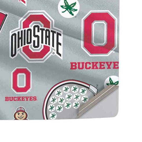 Ohio State University Pattern PS5 Slim Digital Edition Console Skin